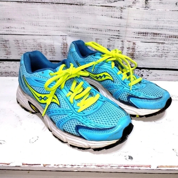 Saucony Oasis 2 Performance Athletic Shoe in Turquoise Lime size 8.5 - Picture 6 of 6